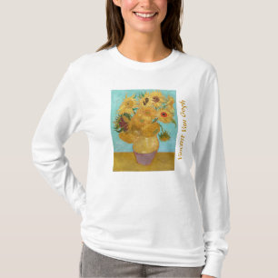 Camiseta Vincent Van Gogh - Jarrón con doce girasoles
