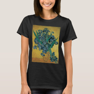 Camiseta Vincent van Gogh - Jarrón con Lirios Fondo Amarill