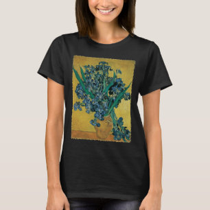 Camiseta Vincent van Gogh - Jarrón con Lirios Fondo Amarill