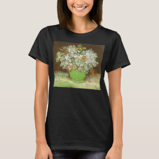 Camiseta Vincent van Gogh - Jarrón con zinnias y flores