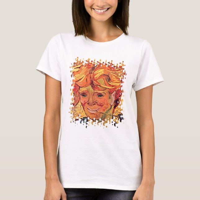 Camiseta Vincent Van Gogh - Joven con aciano (Anverso)