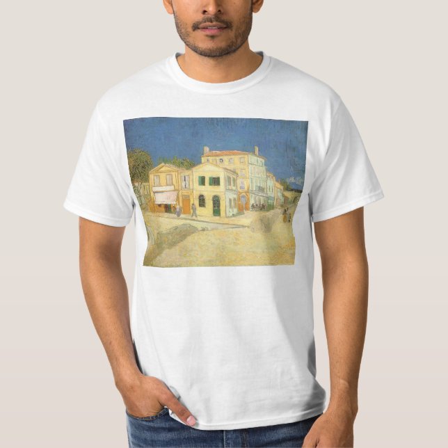 Camiseta Vincent van Gogh - La Casa Amarilla (La calle) (Anverso)