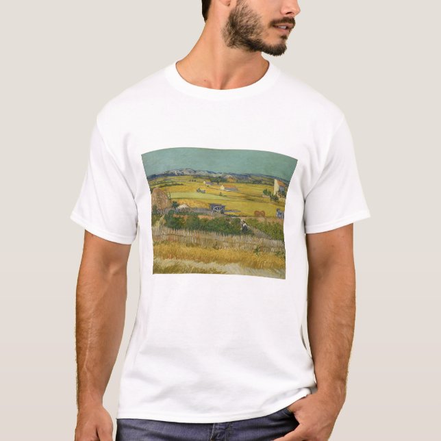 Camiseta Vincent Van Gogh, La Cosecha, De Oogst (Anverso)