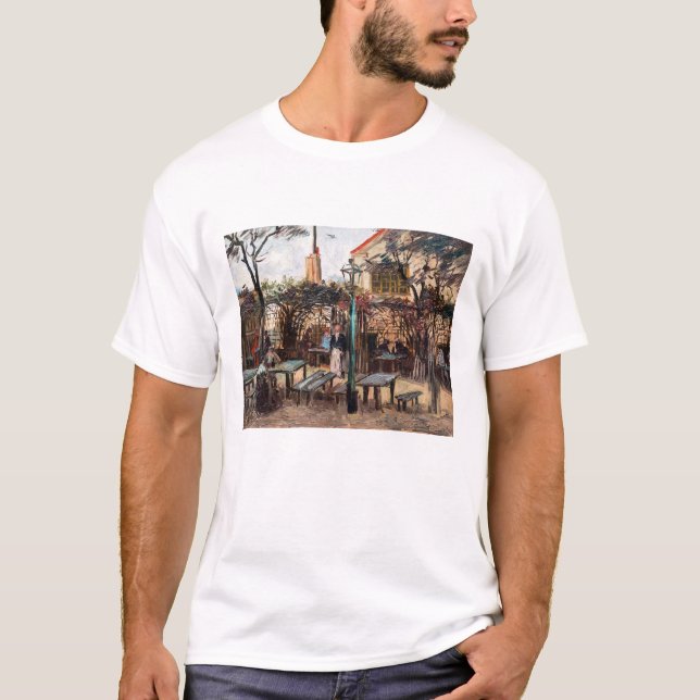 Camiseta Vincent Van Gogh - La Guinguette en Montmartre (Anverso)