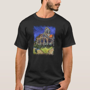 Camiseta Vincent Van Gogh - La Iglesia en Auvers