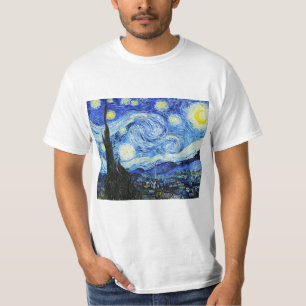 Camiseta Vincent Van Gogh, La pintura La noche estrellada