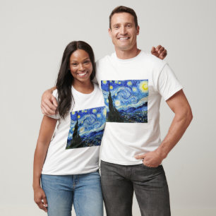 Camiseta Vincent Van Gogh, La pintura La noche estrellada