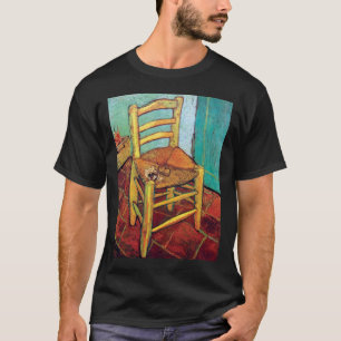 Camiseta Vincent Van Gogh - La silla de Vincent con pipa