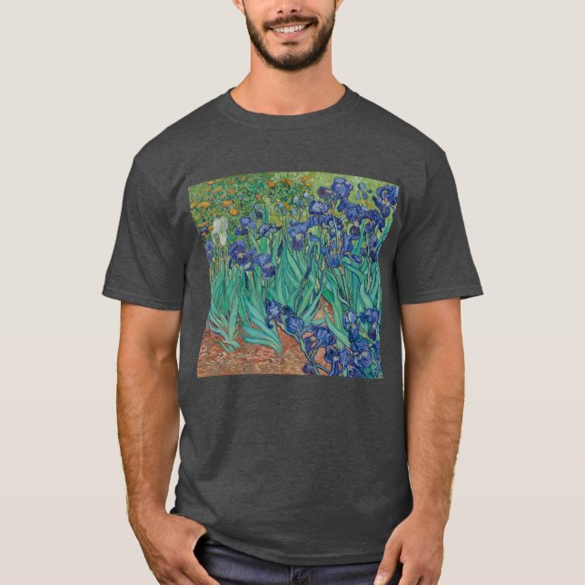 Camiseta Vincent van Gogh - Lirios (Anverso)