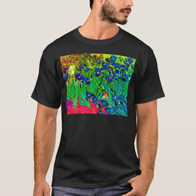 Camiseta Vincent Van Gogh - Lirios - Amante de las Flores A (Anverso)