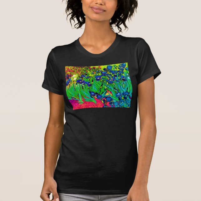 Camiseta Vincent Van Gogh - Lirios - Amante de las Flores A (Anverso)