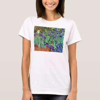 Camiseta Vincent Van Gogh - Lirios - Amante del Arte Floral