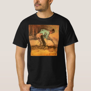 Camiseta Vincent van Gogh - Man Stooping w Stick o Spade