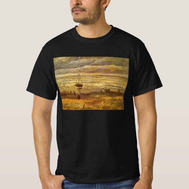 Camiseta Vincent van Gogh - Mar en Scheveningen (Anverso)