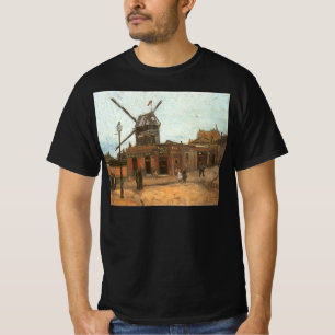 Camiseta Vincent van Gogh - Moulin de la Galette, molino de