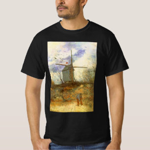 Camiseta Vincent van Gogh - Moulin de la Galette, molino de