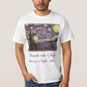 Camiseta Vincent van Gogh - Noche estrellada