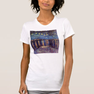 Camiseta Vincent van Gogh - noche estrellada en Rhone