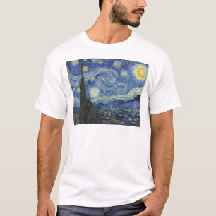 Camiseta Vincent van Gogh   Noche estrellada, junio de 1889