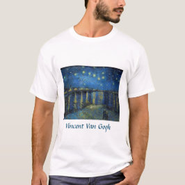 Camiseta Vincent van Gogh - Noche estrellada sobre el Ródan
