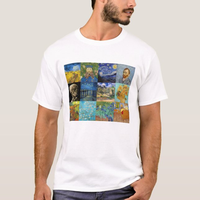 Camiseta Vincent Van Gogh - Obra maestra (Anverso)