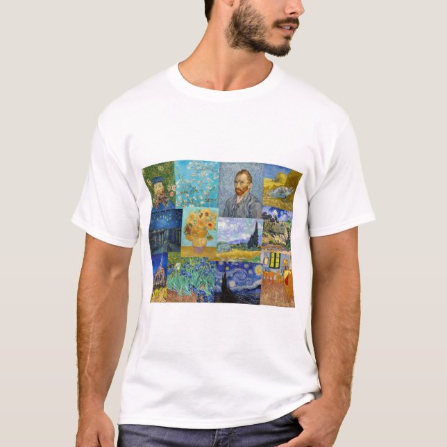 Camiseta Vincent Van Gogh - Obra maestra (Anverso)