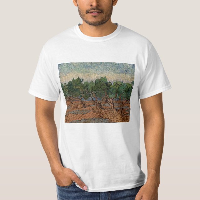 Camiseta Vincent van Gogh - Olive Grove (Anverso)