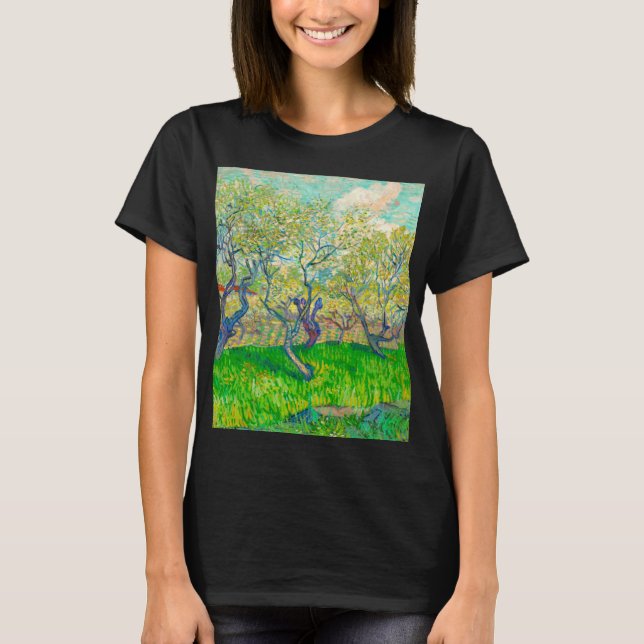 Camiseta Vincent van Gogh Orchard en Blossom (Anverso)