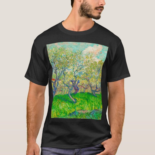 Camiseta Vincent van Gogh Orchard en Blossom (Anverso)