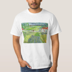 Camiseta Vincent van Gogh - Paisaje con Carriaje y Tren