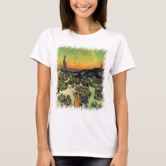 Camiseta Vincent Van Gogh - Paisaje con Pareja Arte Fino