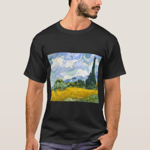 Camiseta Vincent van Gogh Paisaje desde Saint Rémy