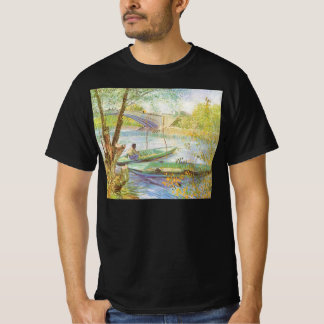 Camiseta Vincent van Gogh Pescando en primavera, Pont de Cl