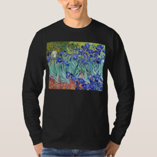 Camiseta Vincent Van Gogh pintando Irises