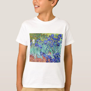 Camiseta Vincent Van Gogh pintando Irises