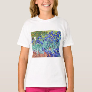 Camiseta Vincent Van Gogh pintando Irises