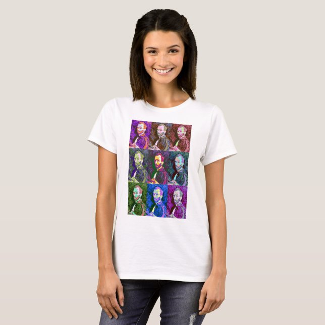 Camiseta Vincent van Gogh Pop Art (Anverso completo)