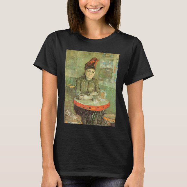 Camiseta Vincent van Gogh - Retrato de Agostina Segatori (Anverso)