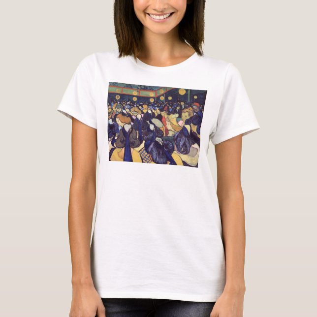 Camiseta Vincent Van Gogh - Sala de baile en Arlés (Anverso)