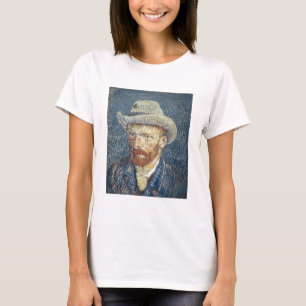 Camiseta Vincent van Gogh   Self Portrait with Felt Hat