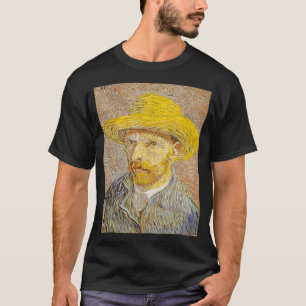 Camiseta Vincent van Gogh SelfPortrait como vintag pintor