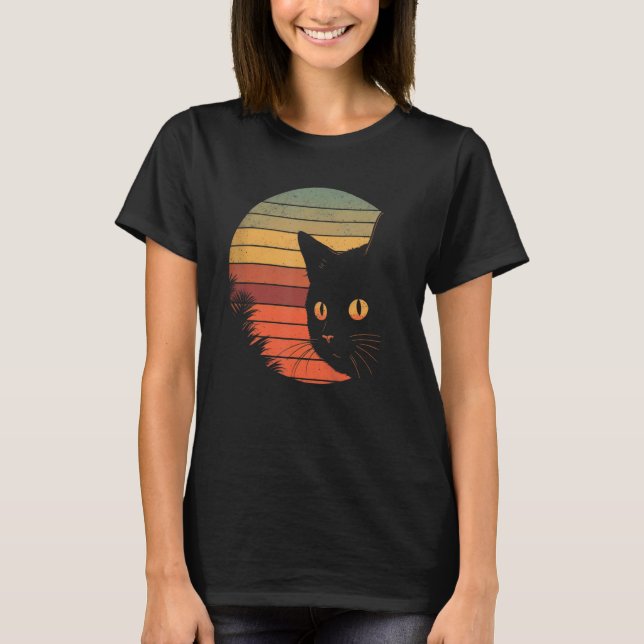 Camiseta Vincent Van Gogh Starry Night Cat Lover (Anverso)