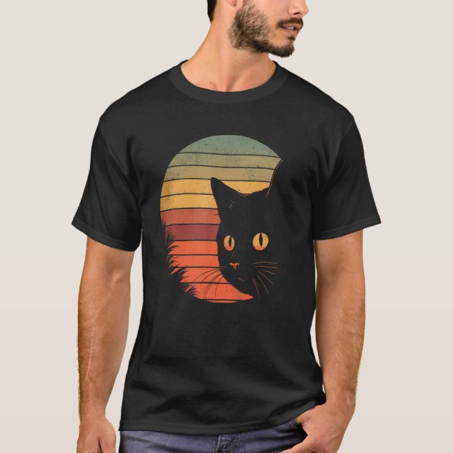 Camiseta Vincent Van Gogh Starry Night Cat Lover (Anverso)