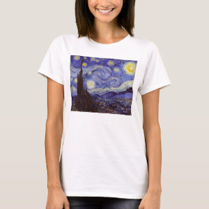 Camiseta Vincent Van Gogh Starry Night Vintage Bella Artes