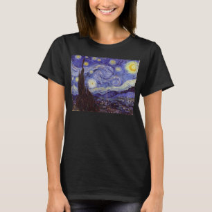 Camiseta Vincent Van Gogh Starry Night Vintage Bella Artes