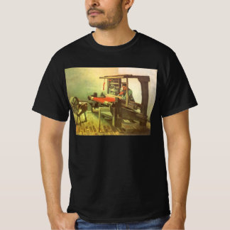 Camiseta Vincent van Gogh Tejedor de espaldas a la izquierd