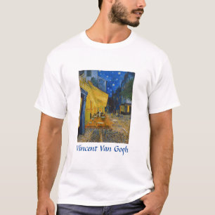 Camiseta Vincent van Gogh - Terraza del Café por la Noche