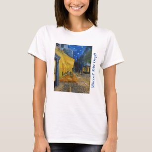 Camiseta Vincent van Gogh - Terraza del Café por la Noche