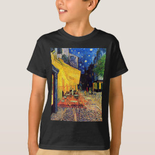 Camiseta Vincent Van Gogh - Terraza del Café por la Noche A