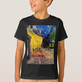 Camiseta Vincent Van Gogh - Terraza del Café por la Noche A